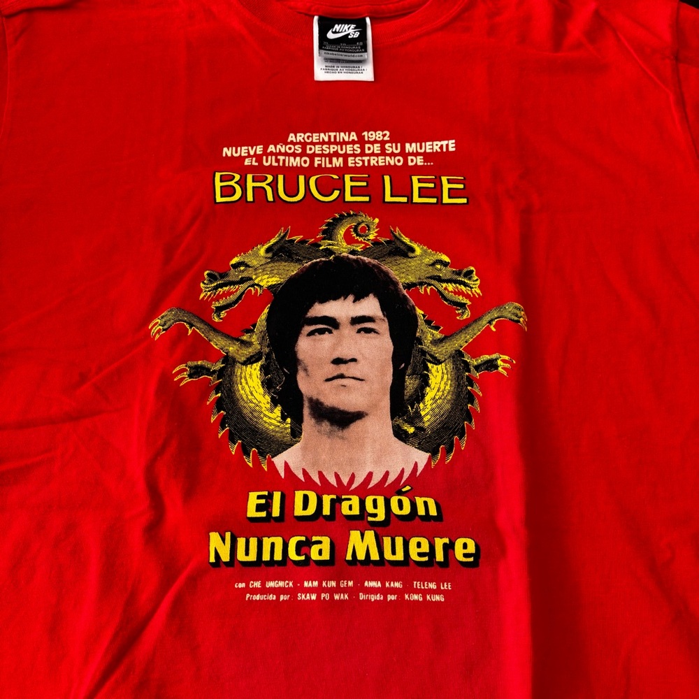 🧧 2010 NIKE SB P-ROD X BRUCE LEE DRAGON T-SHIRT DS MENS XL NEW RARE!!! 🧧